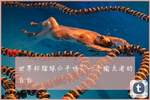 世界杯赌球公平吗?一个输光者的自白