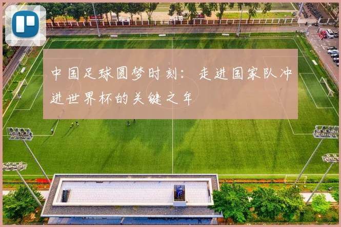 中国足球圆梦时刻：走进国家队冲进世界杯的关键之年